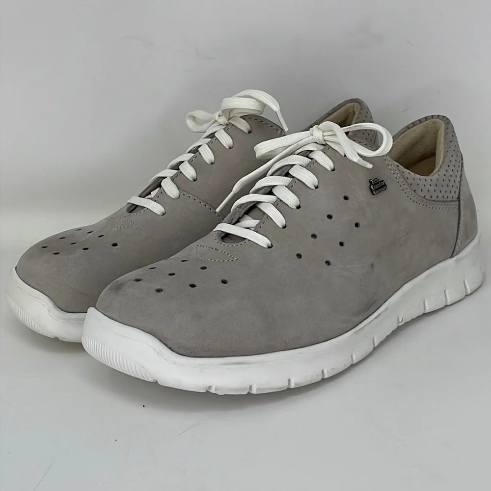 Finn Comfort Shoes NWOT Gray Sneaker Lace Up Size EU 35 US 5
